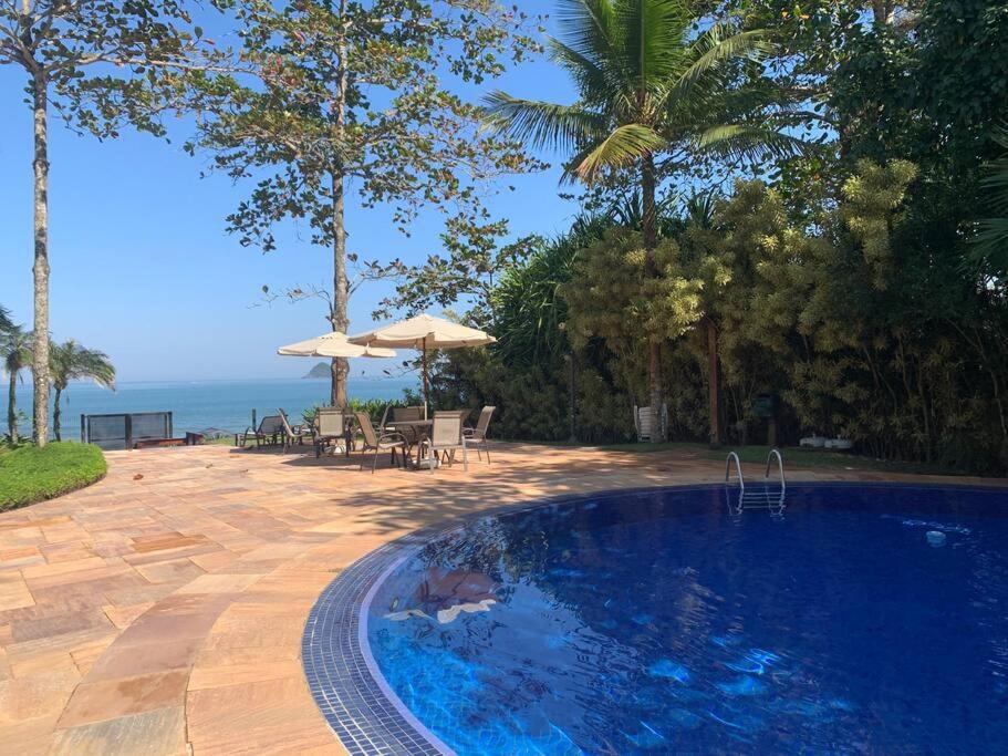 Casa Deliciosa Em Condo C/ Piscina Frente Ao Mar Sao Sebastiao  Extérieur photo